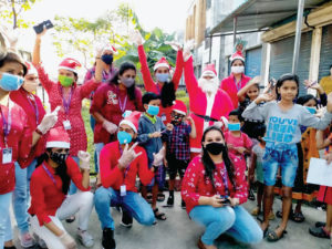 Fun with Student Christmas Day Celebration