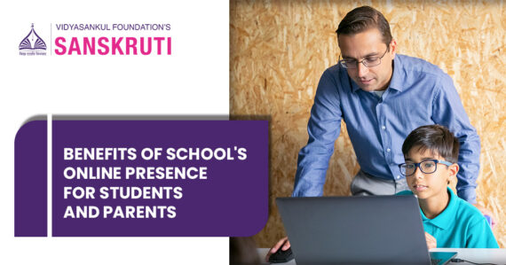 Unlock the Benefits of School's Online Presence! Discover how students and parents can thrive in the digital age with improved communication, enhanced learning experiences, and global exposure. Dive into this latest blog by Sanskruti World School, the best CBSE School in Boisar, Palghar, on the power of education in the digital realm. Find out how Sanskruti World School is taking education to the next level. Read now!