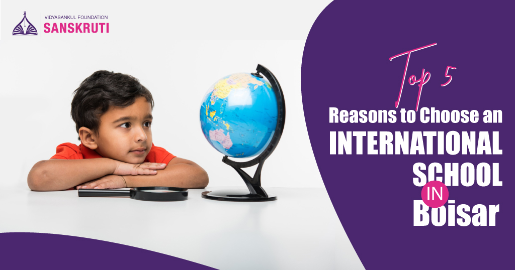 Young boy gazing thoughtfully at a globe